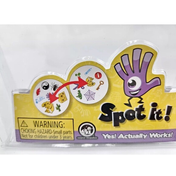 Brand New World's Smallest Spot It Game Miniature 1.5" Round Tin Gifting Kidcore - Picture 2 of 7